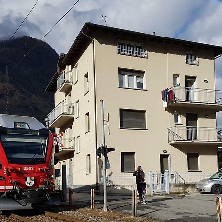 Ferienwohnung Le Stanze Del Trenino Rosso Tirano Exterior foto