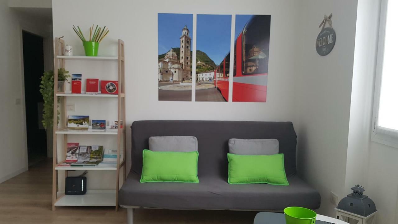 Ferienwohnung Le Stanze Del Trenino Rosso Tirano Exterior foto