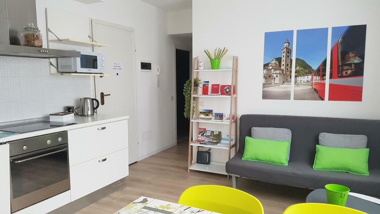 Ferienwohnung Le Stanze Del Trenino Rosso Tirano Exterior foto