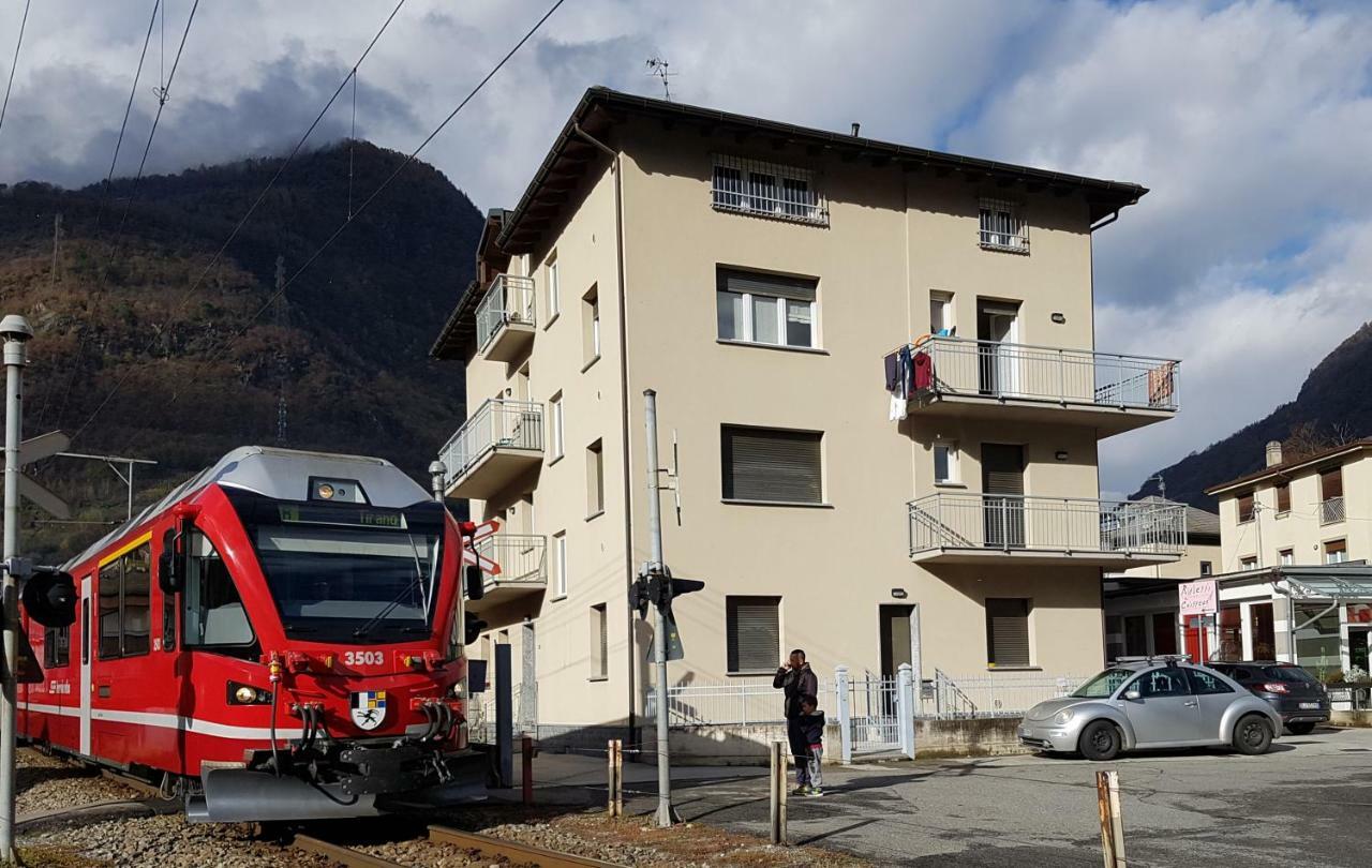 Ferienwohnung Le Stanze Del Trenino Rosso Tirano Exterior foto